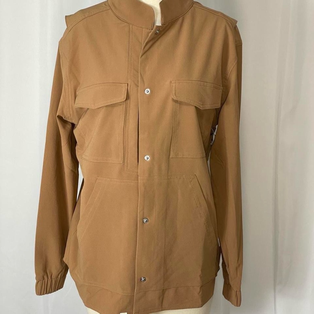 NWT Lato Tan & Brown Oversized
Jacket - XS